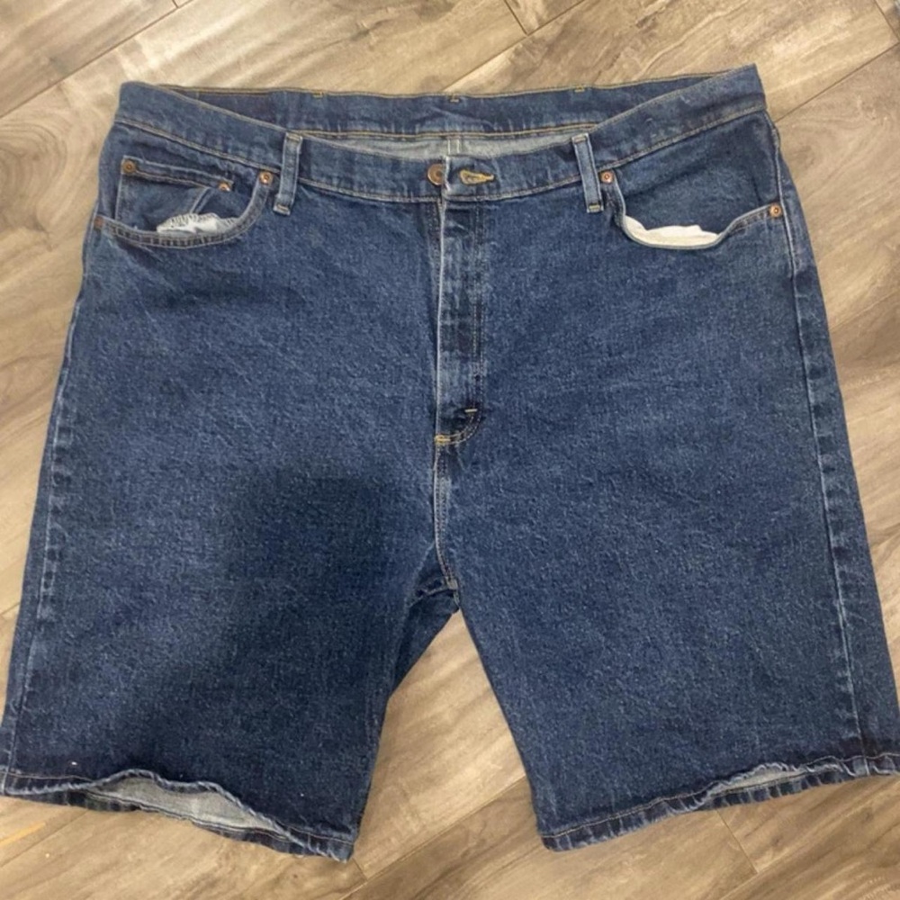 Wrangler Men's Dark Blue Jean Shorts